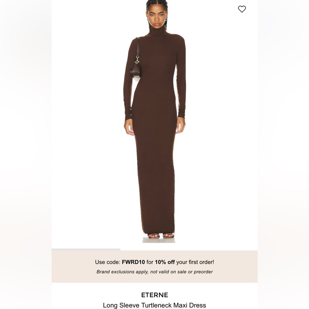 NWT Eterne Long Sleeve Maxi